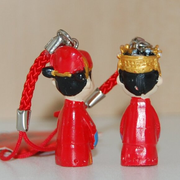 NWT Feng Shui Red Charms, Miniature Chinese Couple - Picture 4 of 9